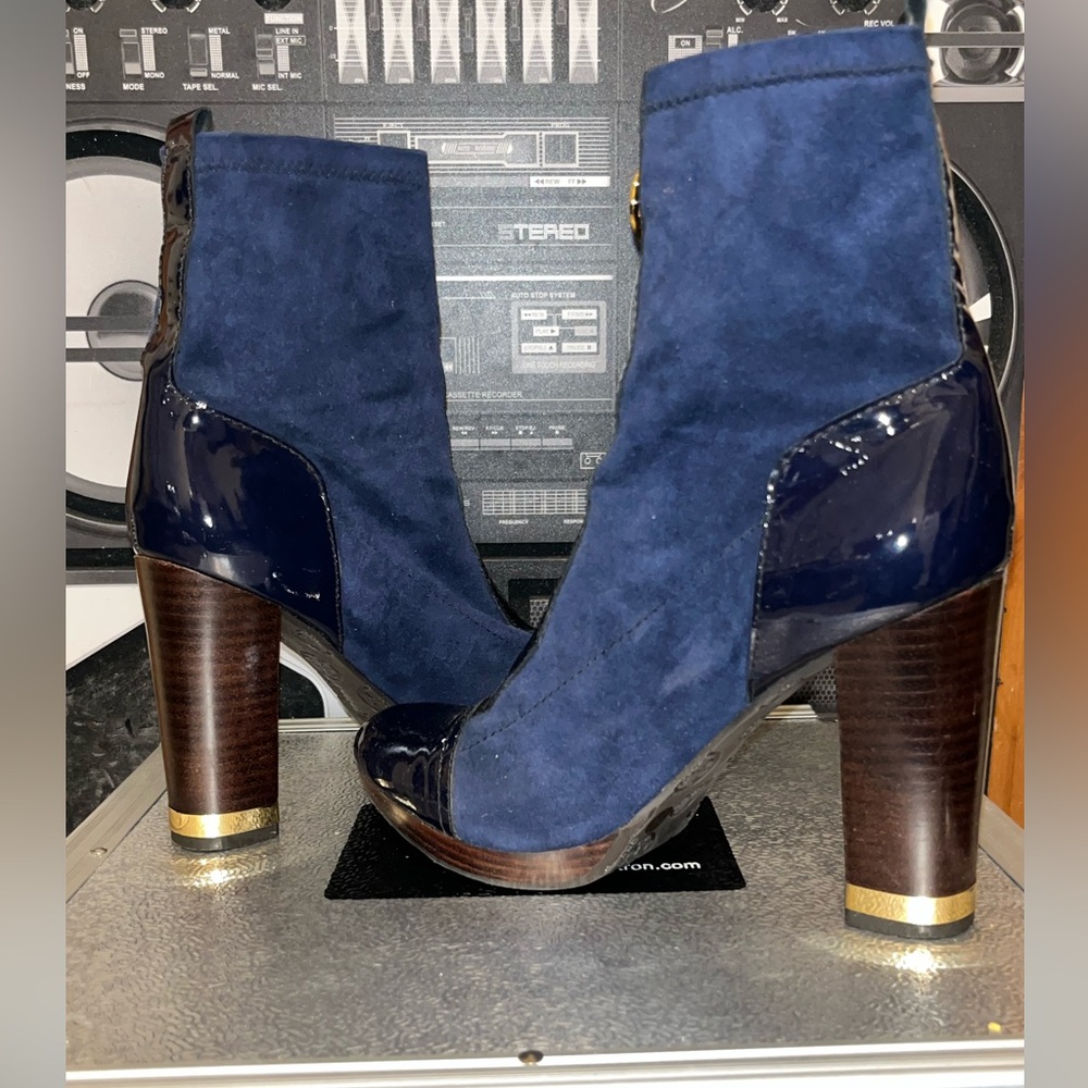Tory Burch Navy Blue Women's Boots - Picture 6 of 7